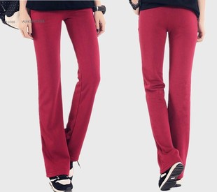 加绒舞蹈裤女微喇瑜伽宽松高腰显瘦中年老广场舞练功健身运动卫裤