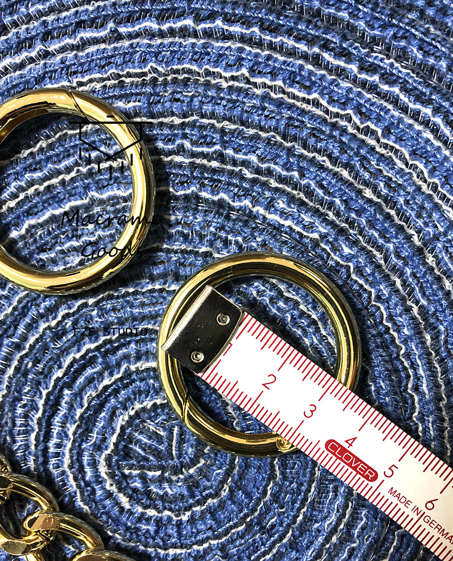 fzf手作 编织包配件开口环 钥匙圈挂饰金属圆环