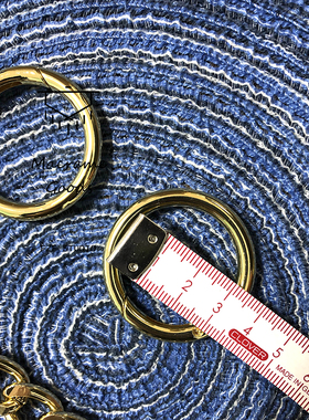 FZF手作 编织包配件开口环 钥匙圈挂饰金属圆环