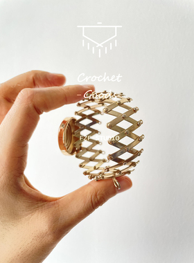 FZF手作钩织包包金属酒壶口金 DIY编织包配件