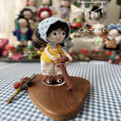 FZF手作钩织丝丝腊肠编织材料包