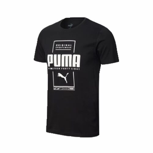 Puma/彪马 美式跑步运动字母印花圆领短袖T恤 BOX 586586安徽wl仓