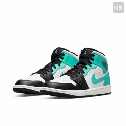 Air Jordan 1 Mid AJ1薄荷绿中帮篮球鞋554724-132成都cyt仓