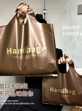 高级服装店手提袋定制衣服礼品袋时尚女装购物袋包装袋塑料袋R178
