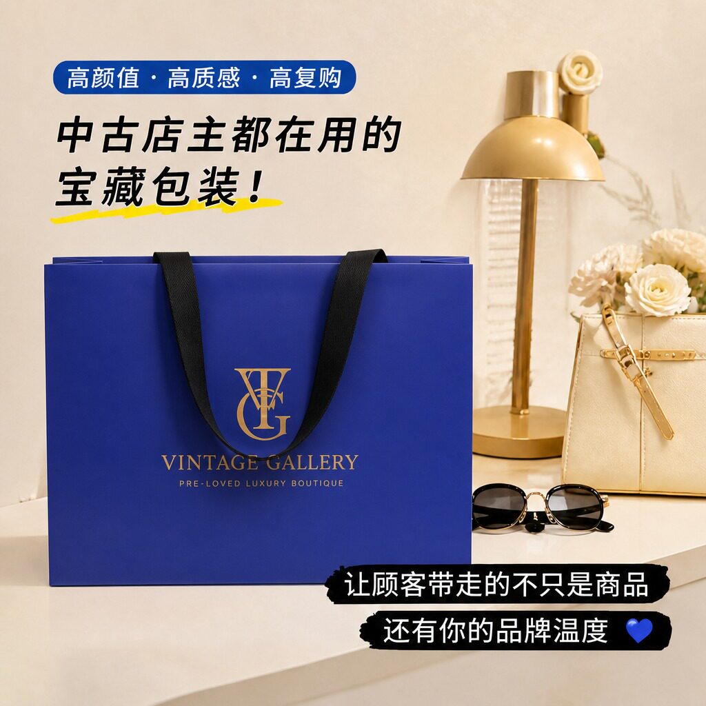 大牌奢侈品店手提袋定制精致包包珠宝礼品袋小号加厚打包袋子X181