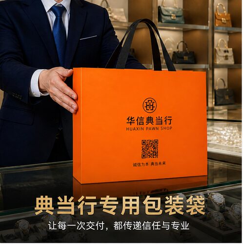 典当行手提袋定制纸袋奢侈品礼品袋加厚伴手礼包装袋手拎袋子X329