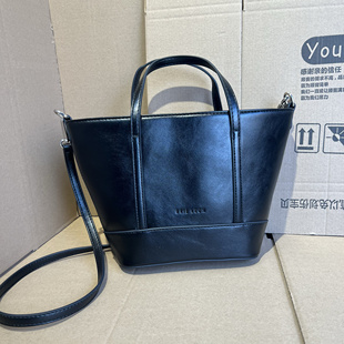 出口欧美外贸原单女包小包高级感简约日常通勤手提单肩斜挎水桶包