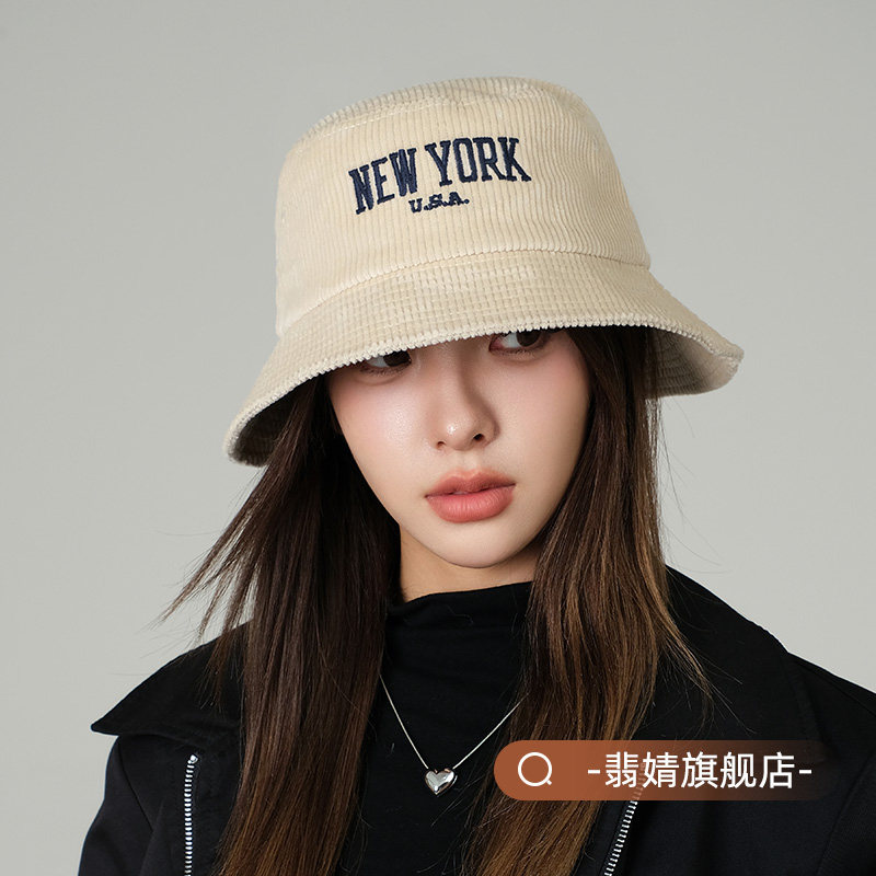 渔夫帽女秋冬季加厚遮阳日系盆帽显脸小冷帽保暖鱼夫帽子2026新款