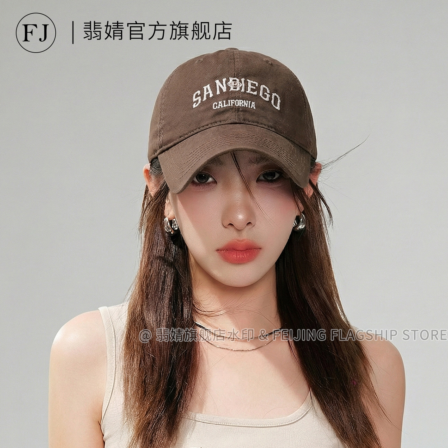 鸭舌帽女2026新款棒球帽防晒春夏软顶大脸显脸小宽大帽檐深顶加深