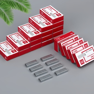 得力订书针小号10 订载书钉 订书钉10号钉小订书机钉子迷你订书器小钉十号订书钉小型订书钉0010钉书针纸张装