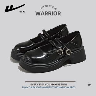 回力玛丽珍鞋女鞋2026春季新款厚底英伦风轻便两穿乐福单鞋小皮鞋