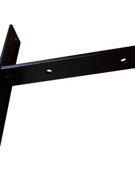 悬浮支架托架铁艺三角架一字架厨房支撑悬挂式搁板架T字架黑色架