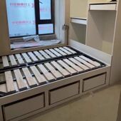 榻榻米排骨架液压气动床板实木侧翻上翻床架加固龙骨架防潮可定制