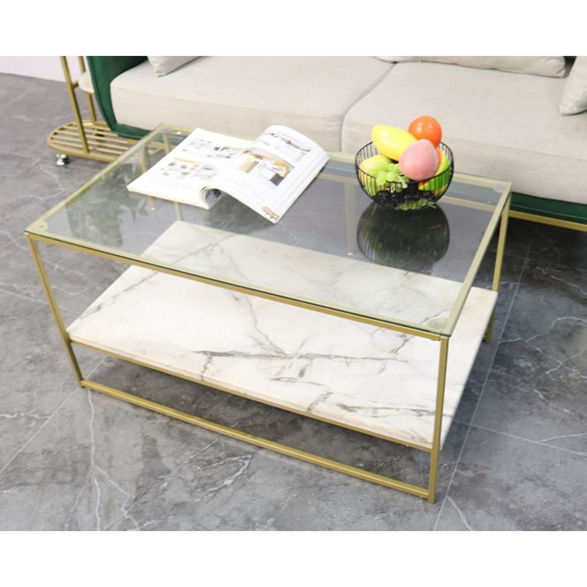 钢化玻璃茶几客厅家用小