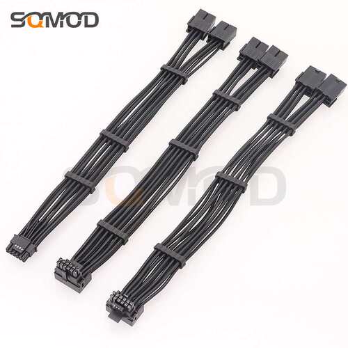 2x8pin 8PIN转16Pin 12VHPWR 90度弯头新显卡连接线 黑色十大品牌
