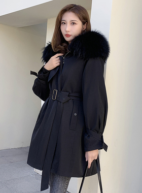 2022新款短款派克服替换外壳韩版宽松版皮草外皮单卖通用外套女冬