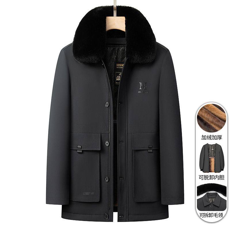 恒源祥冬季新款男装保可脱卸内胆毛领棉服男士保暖外套,男装,皮草,淘宝优惠券,粉丝福利购,淘宝优惠卷