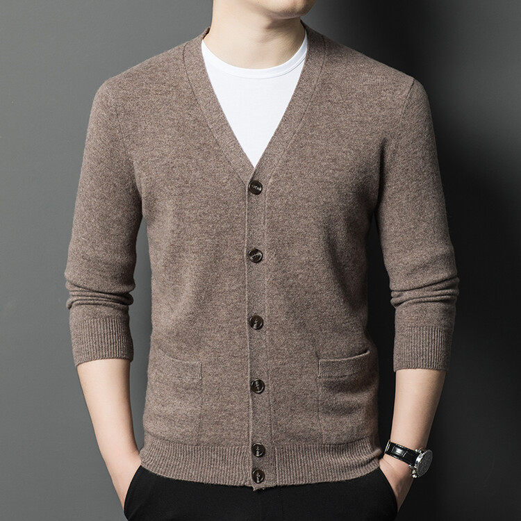 恒源祥秋季新款外套男中青年时尚休闲纯色保暖长袖夹克商务男士外,男装,羊绒开衫,淘宝优惠券,粉丝福利购,淘宝优惠卷