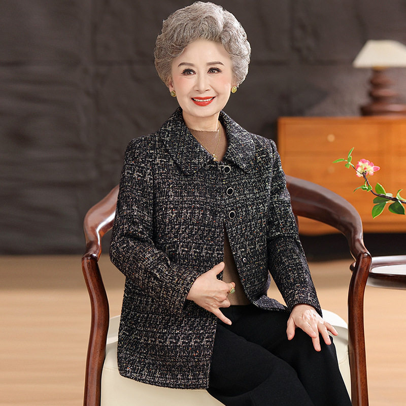 恒源祥中老年人秋装女外套奶奶装60岁老太太宽松衣服妈妈秋冬季气,女装/女士精品,中老年女装,淘宝优惠券,粉丝福利购,淘宝优惠卷