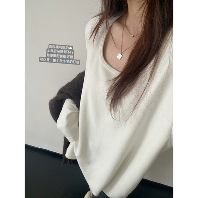 轻量云感天丝羊毛双面德绒绵密T