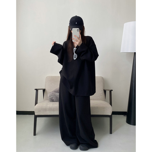 两件套宽松慵懒实穿显瘦百搭套装