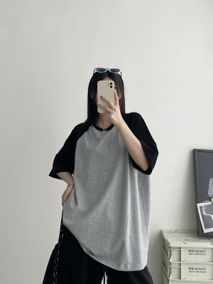春夏短袖T恤女休闲设计感上衣
