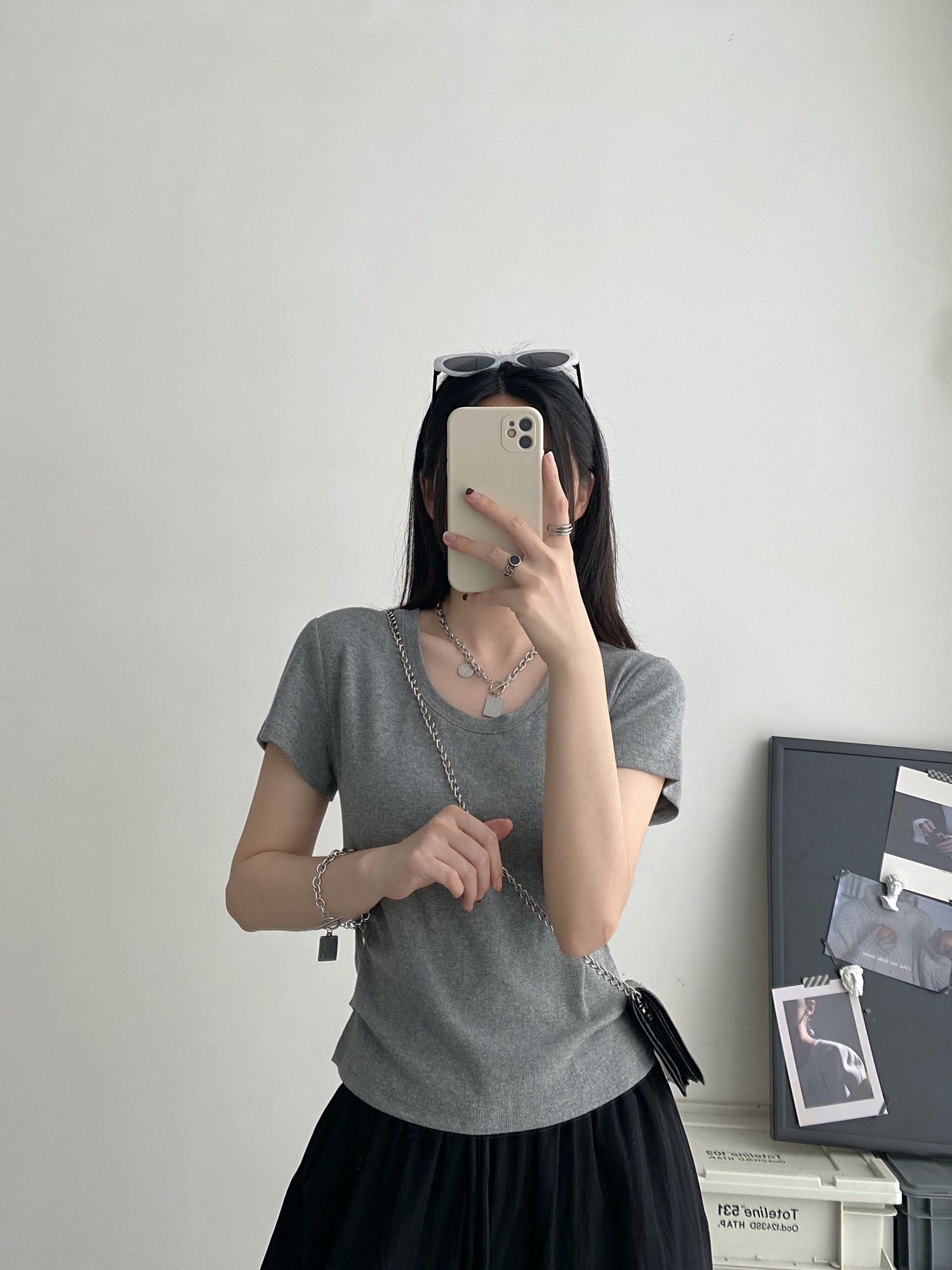 显瘦短袖T恤女内搭夏季修身显瘦