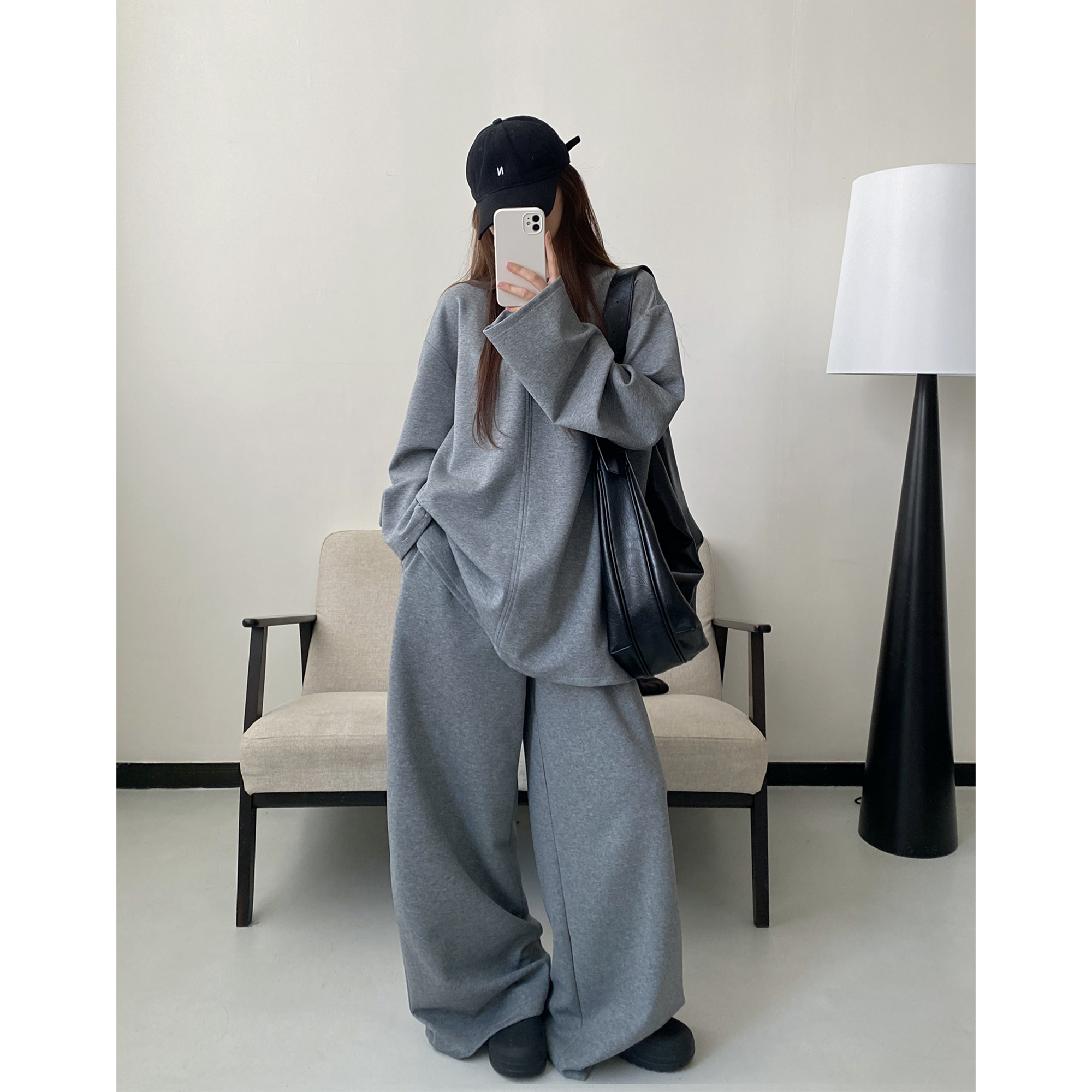 两件套宽松慵懒实穿显瘦百搭套装