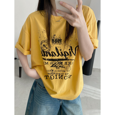 短袖T恤女夏季新款宽松半袖上衣