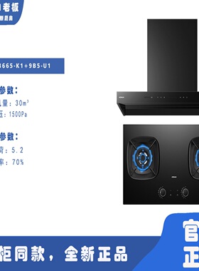 /Robam/老板 CXW-260-8665-K1+9B5U1/9B5B1/9B6U1P/9B600烟灶套餐