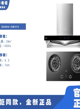 Robam/老板 CXW-260-8608S+9B5-U1/9B5-B1/9B0-B1L/9B515烟灶套餐