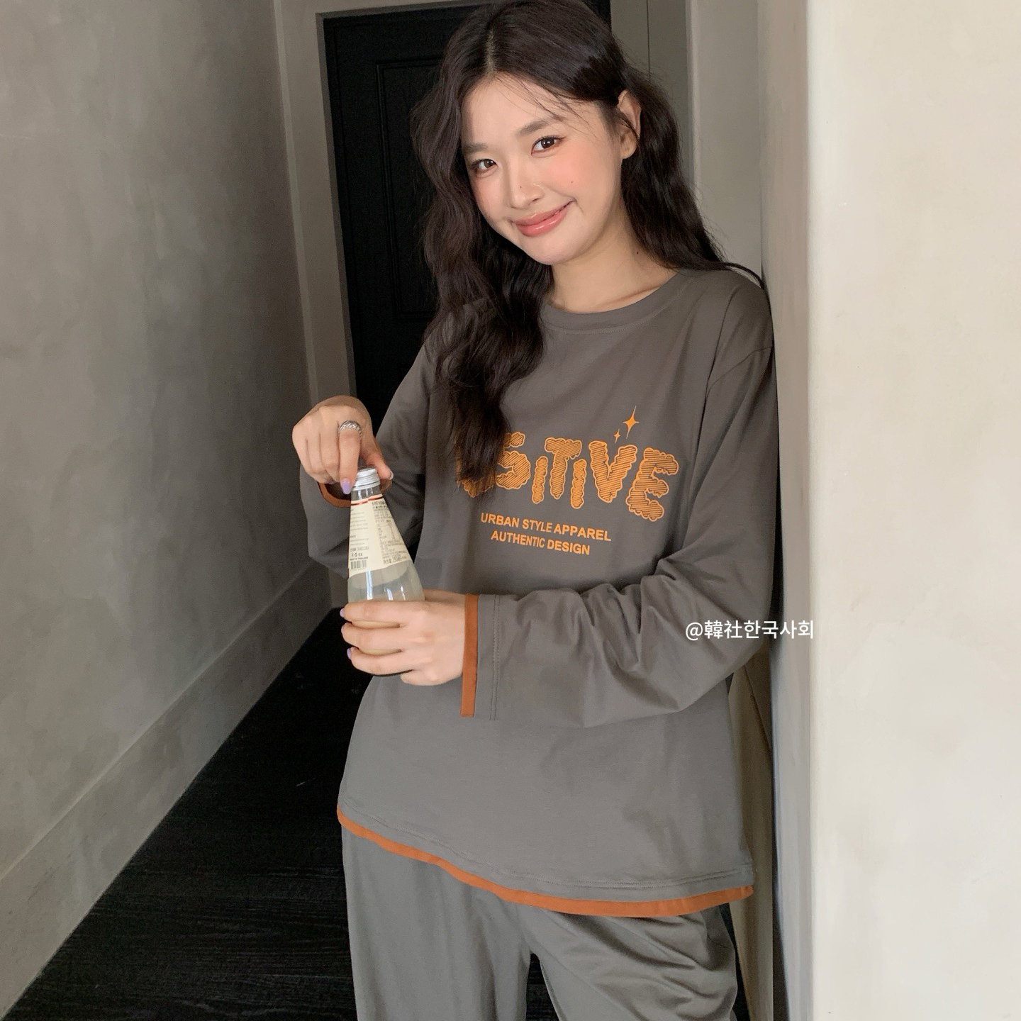 春秋款2025年新款睡衣女舒适韩系少女减龄休闲时尚家居服大码套装