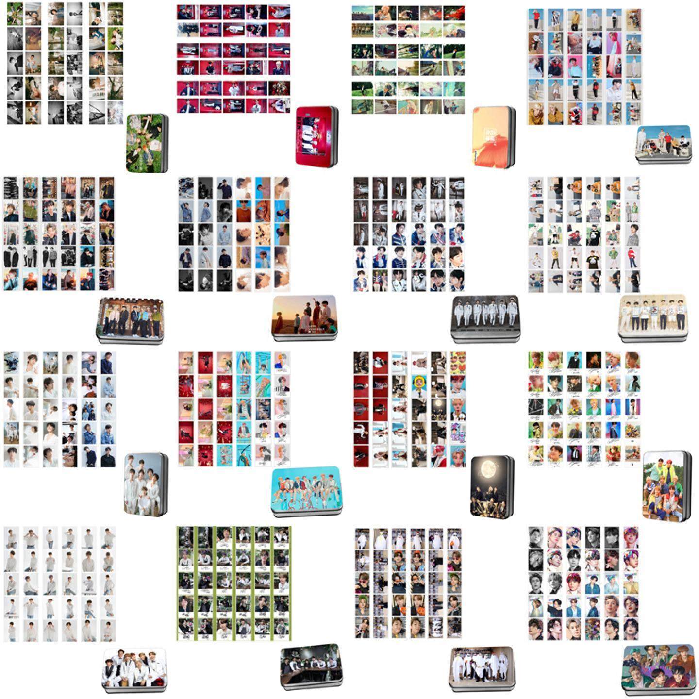 防弹少年团从开始到现在各个时期周边拍立得LOMO卡（七）