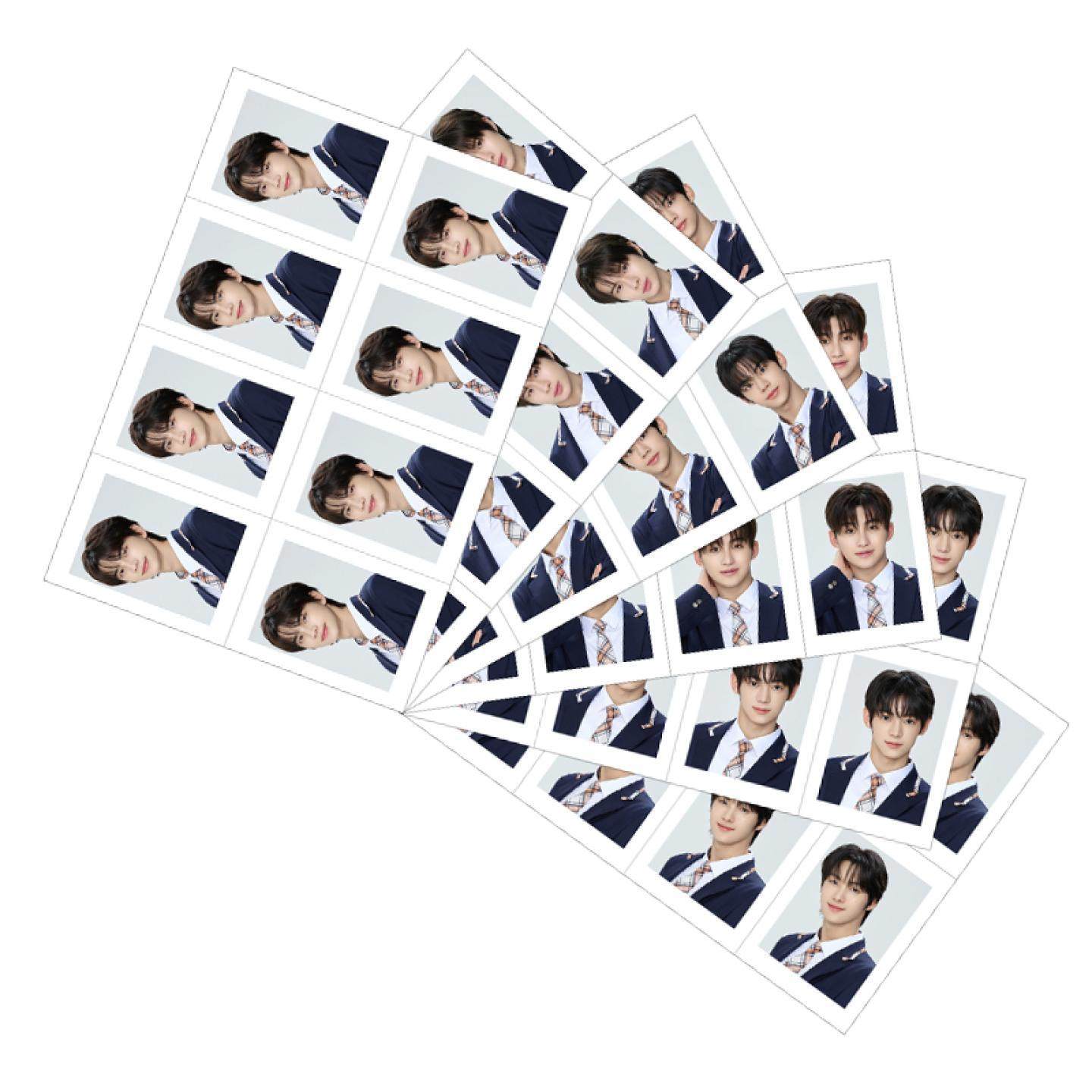 TWS学院风校服1寸证件照