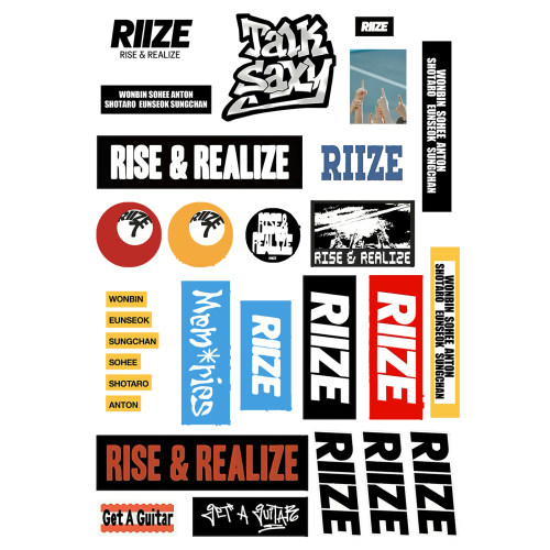 RIIZElogo防水手机笔记本贴纸