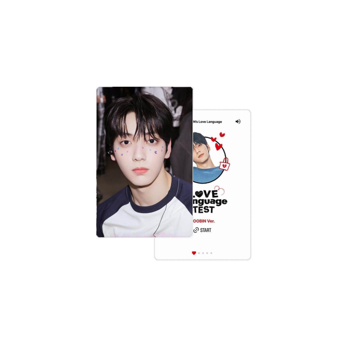 TXT 崔秀彬 Soobin 秀彬个人版 周边闪卡小卡