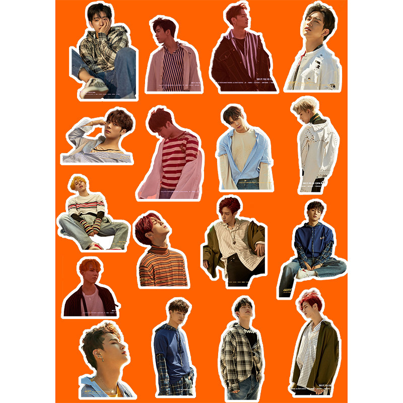 GOT7 10月回归新， 7 FOR 7周边皮纹防水贴纸在类目 3C数码配件, 手机配件, 手机饰品, 手机贴纸中 - 来自Buy2taobao.com提供专业的淘宝代购服务