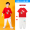 Lion Dance： Short sleeved and long pants universal set