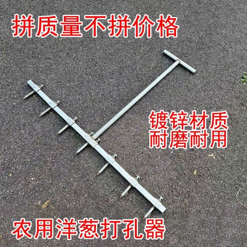 种植洋葱大蒜栽香葱打孔药材播种草莓辣椒打眼儿打洞