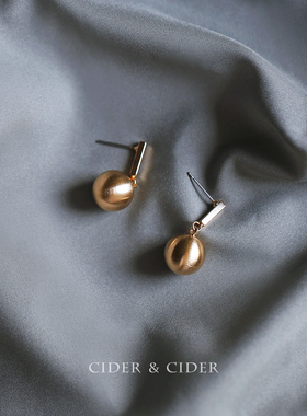 Cider 会动的耳钉夏天耳环ins耳钉2019新款潮网红洋气复古