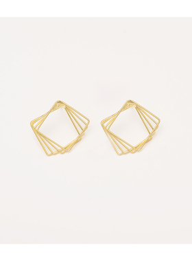 Cider 几何小众设计耳环夏天清新百搭耳饰2019年新款网红耳钉