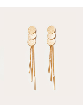 Cider 长流苏耳钉女气质韩国个性2020超火耳环冬季款超闪长款