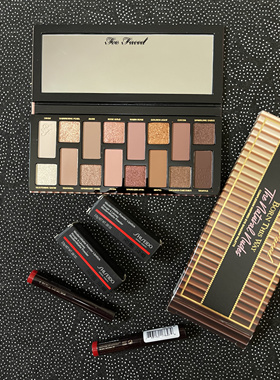 送口红toofaced眼影盘一代16色哑光珠光born this way奶茶大地色