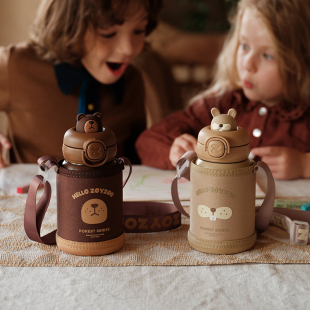 ZoyZoii儿童保温杯幼儿园吸管杯专用小朋友上学水杯可爱2026新款