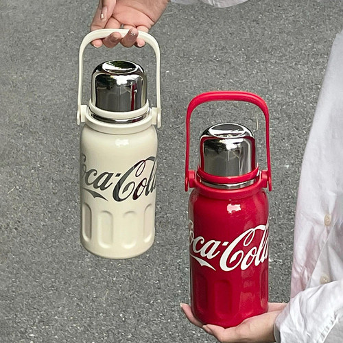 GERM可口可乐保温杯大号大容量水壶女士儿童杯子水杯便携2026新款