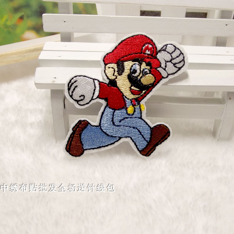 衣服裤子补丁贴 马里奥 超级玛丽满绣记号儿童卡通背胶贴布贴花在类目 居家布艺, 缝纫DIY材料、工具及成品, 缝纫DIY配件/辅料/配饰, 布贴中 - 来自Buy2taobao.com提供专业的淘宝代购服务