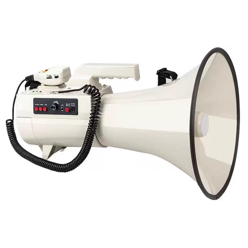 CR-90同款球场大功率喊话器75W扩音扬声器录音高音喇叭送支架开票
