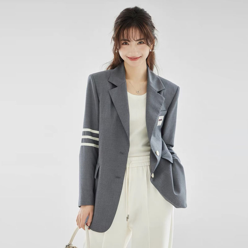 风迪春秋新款修身通勤简约外套
