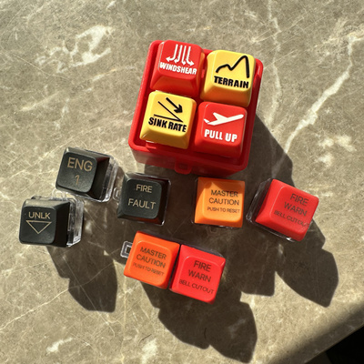 EGPWS警告声音模拟器冰箱贴波音空客警告灯冰箱贴飞行员机组解压