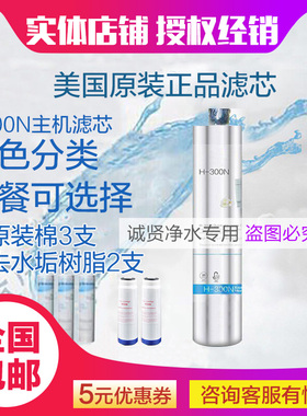 新款爱惠浦通用末端直饮机主滤芯净水器H300N主滤芯
